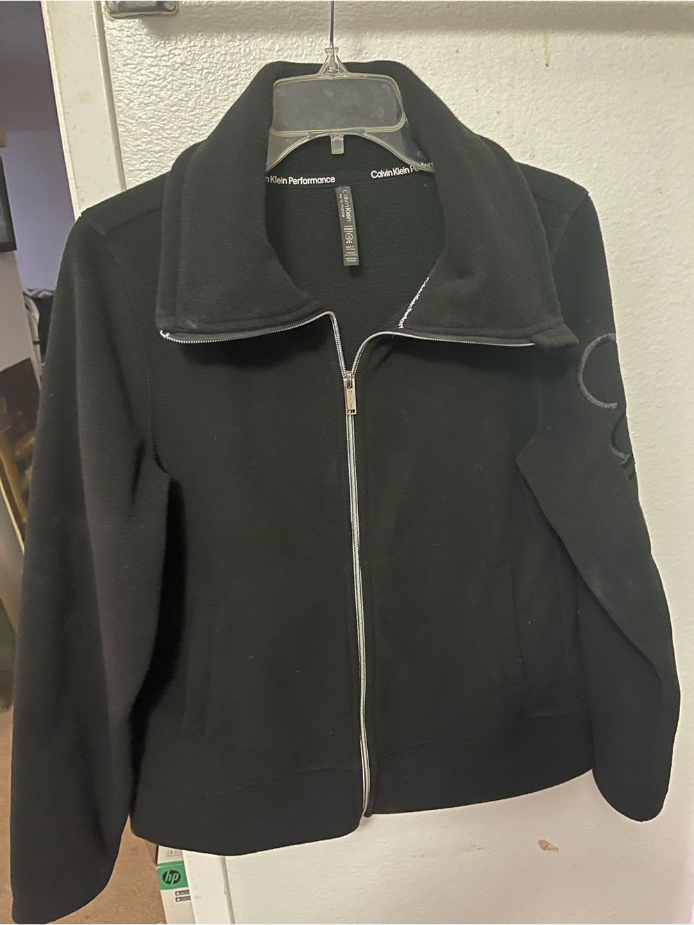 Calvin Klein Black Women's Full-Zip Bomber Jacket